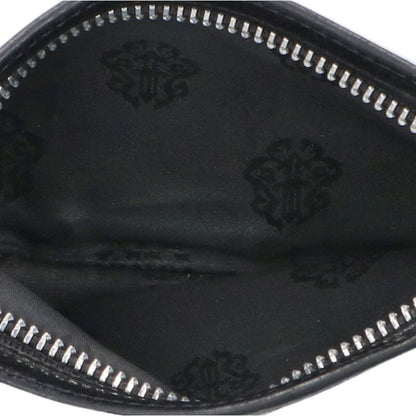 Chrome Hearts Zpr Chng Change Purse Leather Coin Case Black