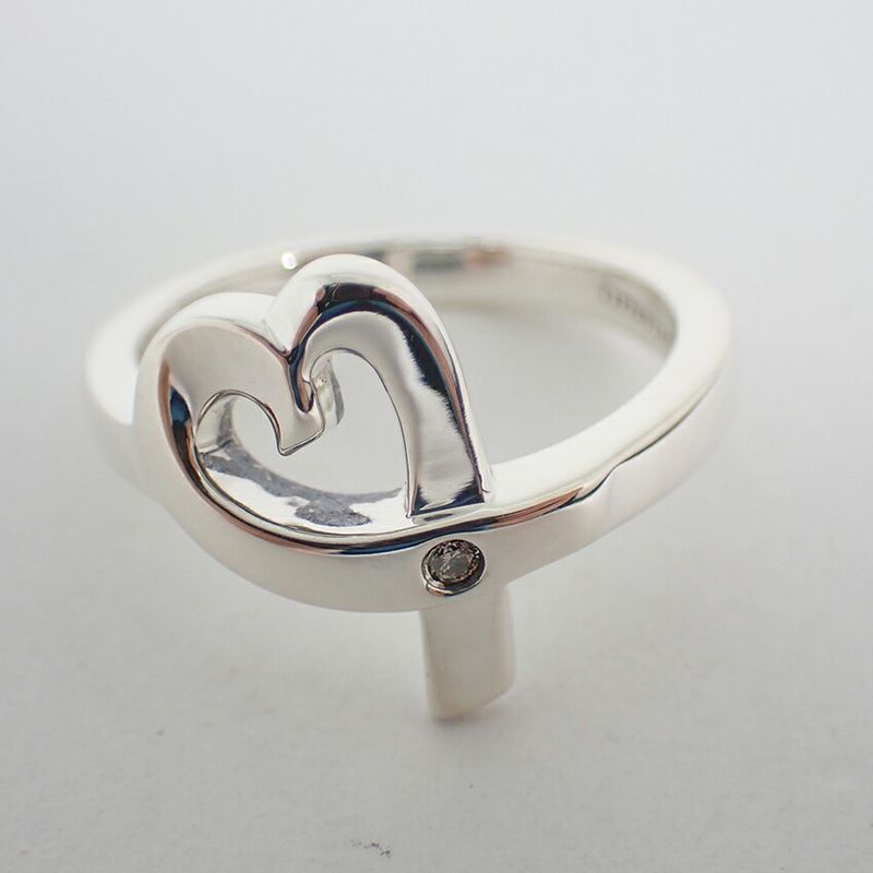 Tiffany & Co 925 Diamond Loving Ring