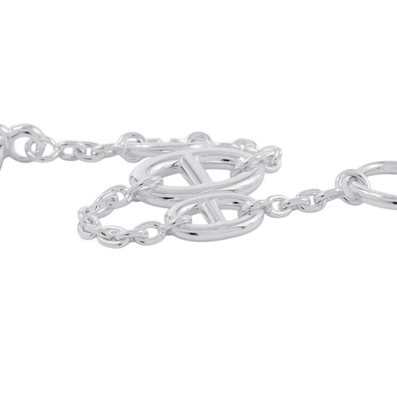Hermes Bracelet Chaine D'ancre Farandole Silver XS