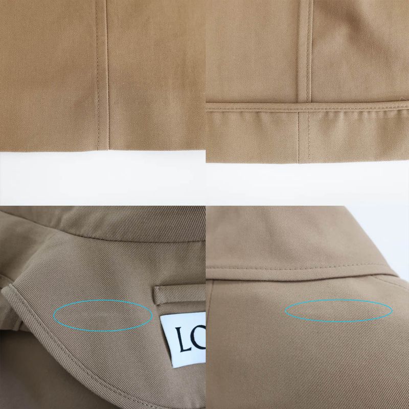 Loewe Jacket 42 Brown Beige Cotton Dring Top