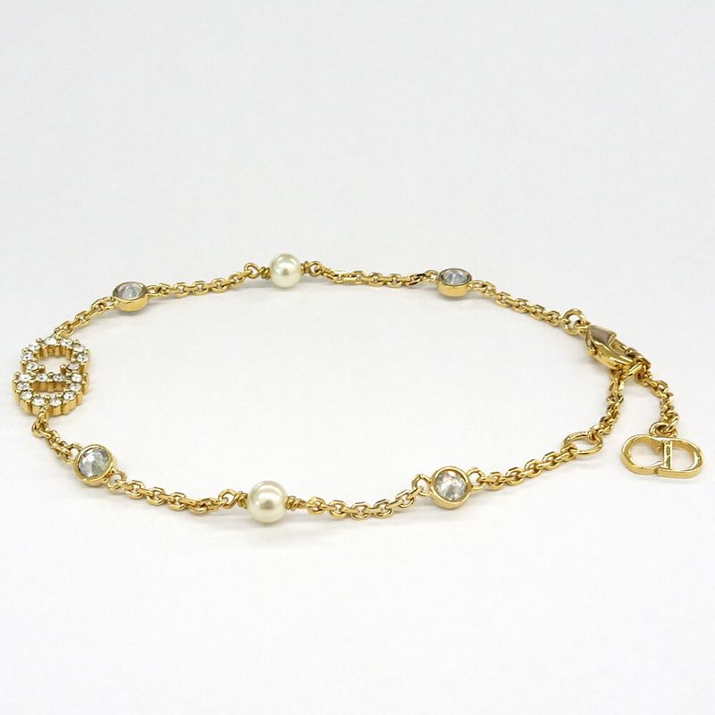 Dior Bracelet Clair D Lune Rhinestone Pearl