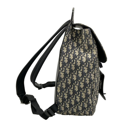 Dior Backpack Gallop Oblique Navy Ivory