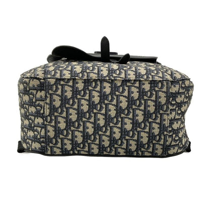 Dior Backpack Gallop Oblique Navy Ivory