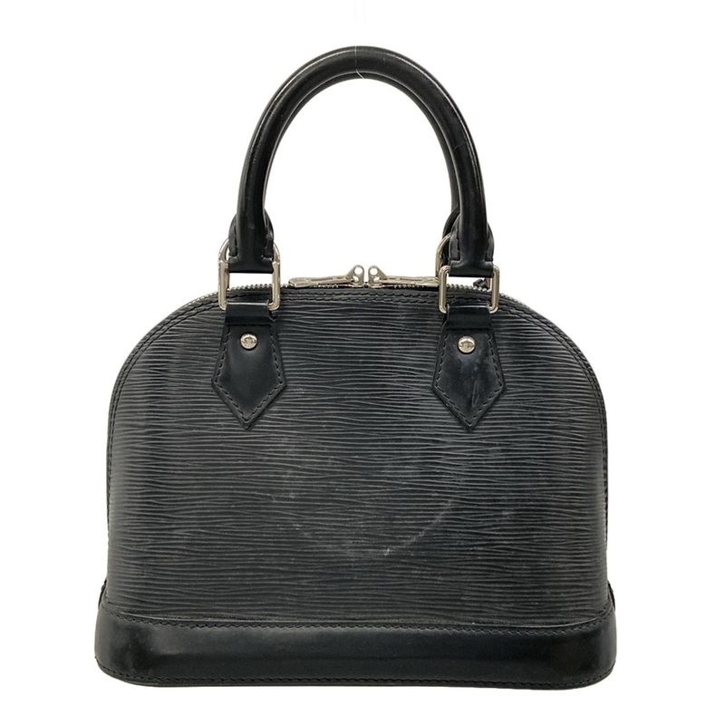 Louis Vuitton Handbag Epi Alma BB Noir Black Leather