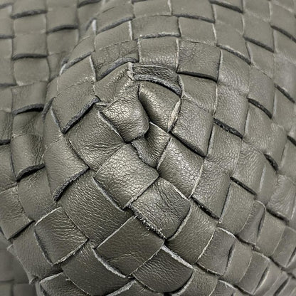 Bottega Veneta Tote Intrecciato Dark Gray Leather