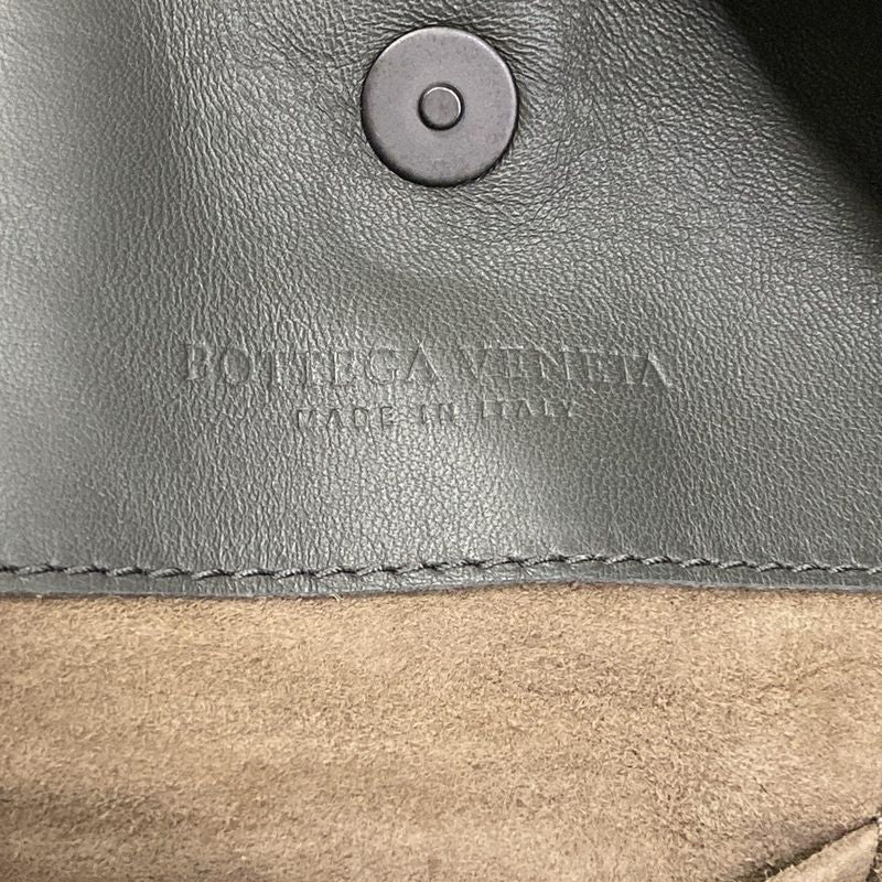 Bottega Veneta Tote Intrecciato Dark Gray Leather