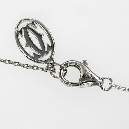 Cartier Necklace Heart Pave Diamond 18K White Gold