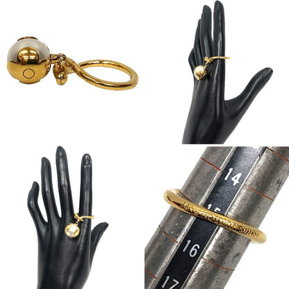 Louis Vuitton Bag Knotty Pearl Monogram L Gold Ring