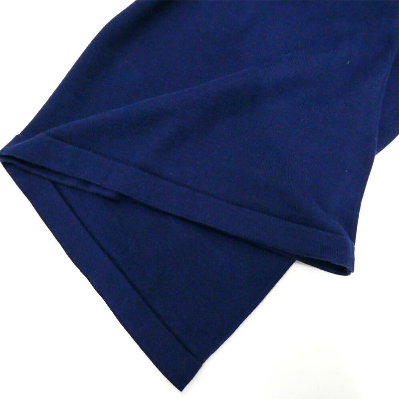 Louis Vuitton Sleeve Monogram Cotton Short Knit T-Shirt Navy
