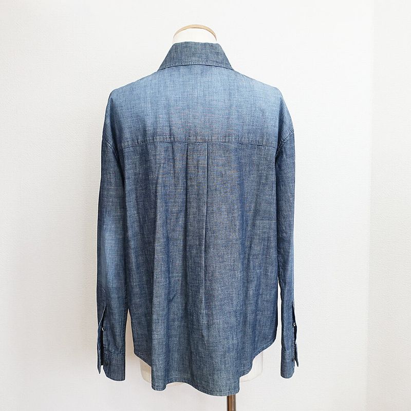 Loewe Denim Shirt Jacket 42 Blue Cotton