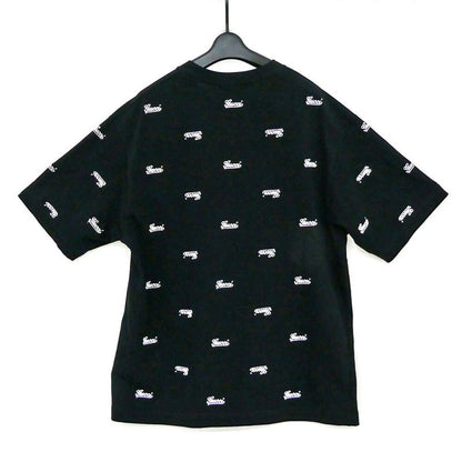 Gucci Script Logo Embroidery T-Shirt Black XS Cotton