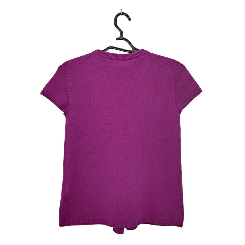 Hermes Short Sleeve Knit Pink 34 Cashmere Flat