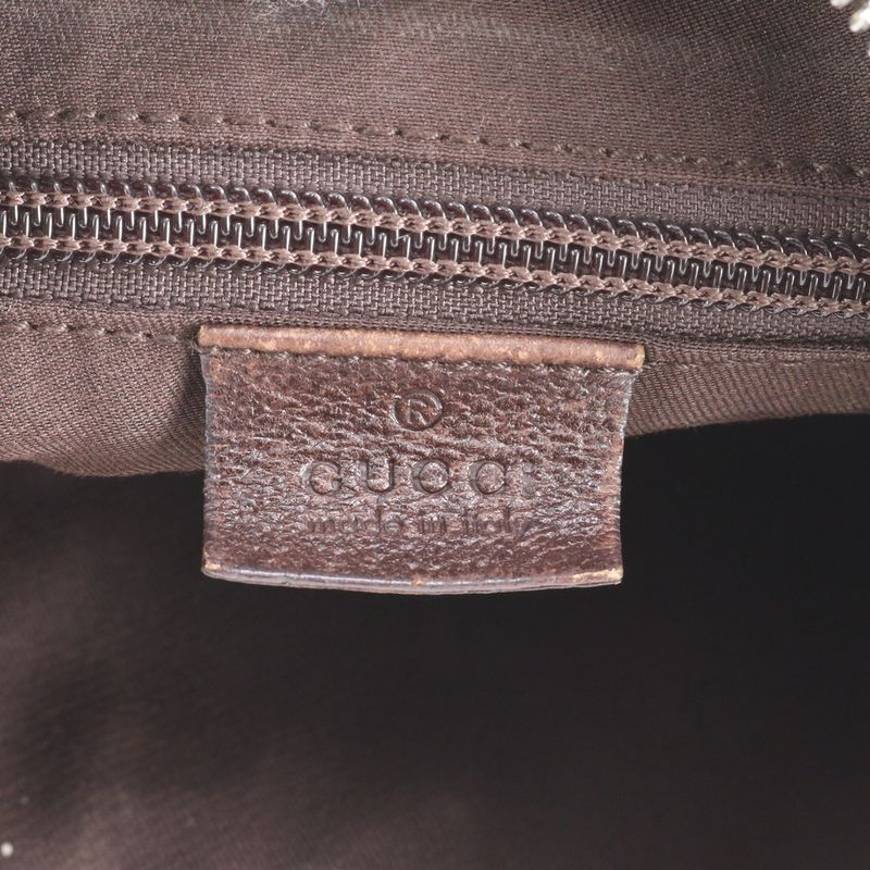 Gucci GG Canvas Leather Shoulder Bag