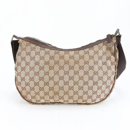 Gucci GG Canvas Leather Shoulder Bag