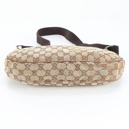 Gucci GG Canvas Leather Shoulder Bag