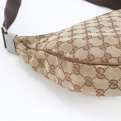 Gucci GG Canvas Leather Shoulder Bag