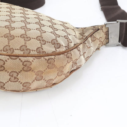 Gucci GG Canvas Leather Shoulder Bag