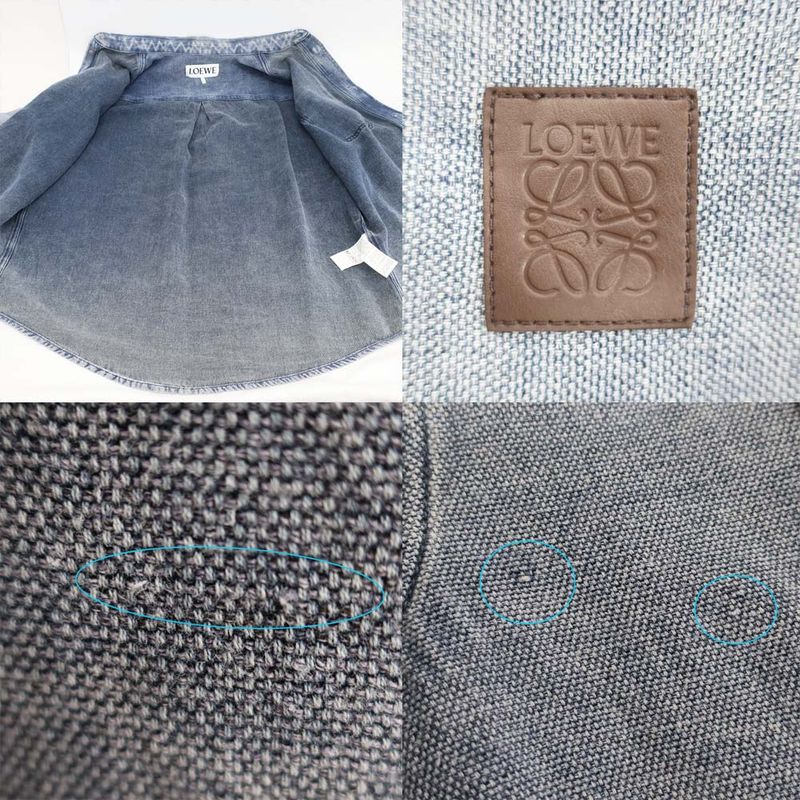 Loewe Set Denim Top and Bottom Shirt Pants