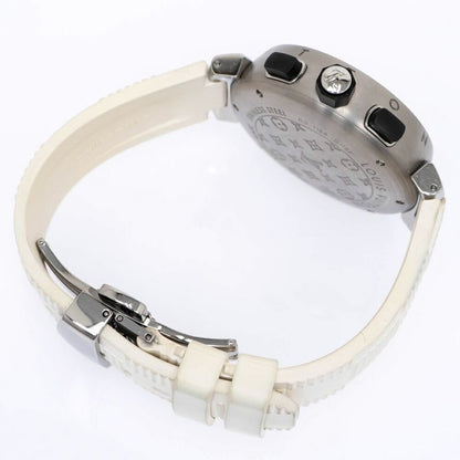 Louis Vuitton Tambour in Black Digital Analog Watch