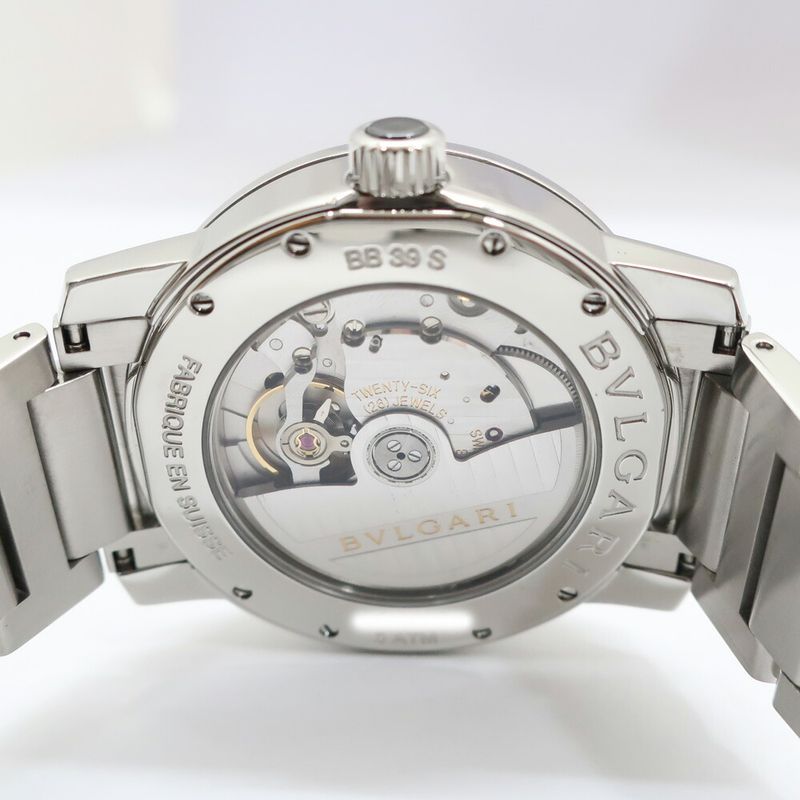 Bvlgari Silver Box and Paper Automatic Watch