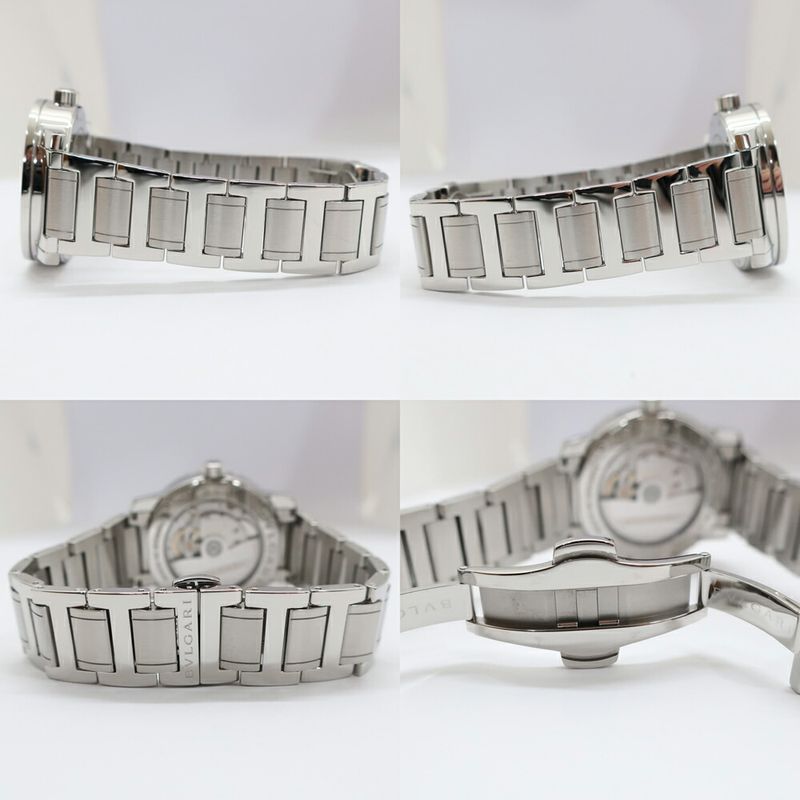 Bvlgari Silver Box and Paper Automatic Watch