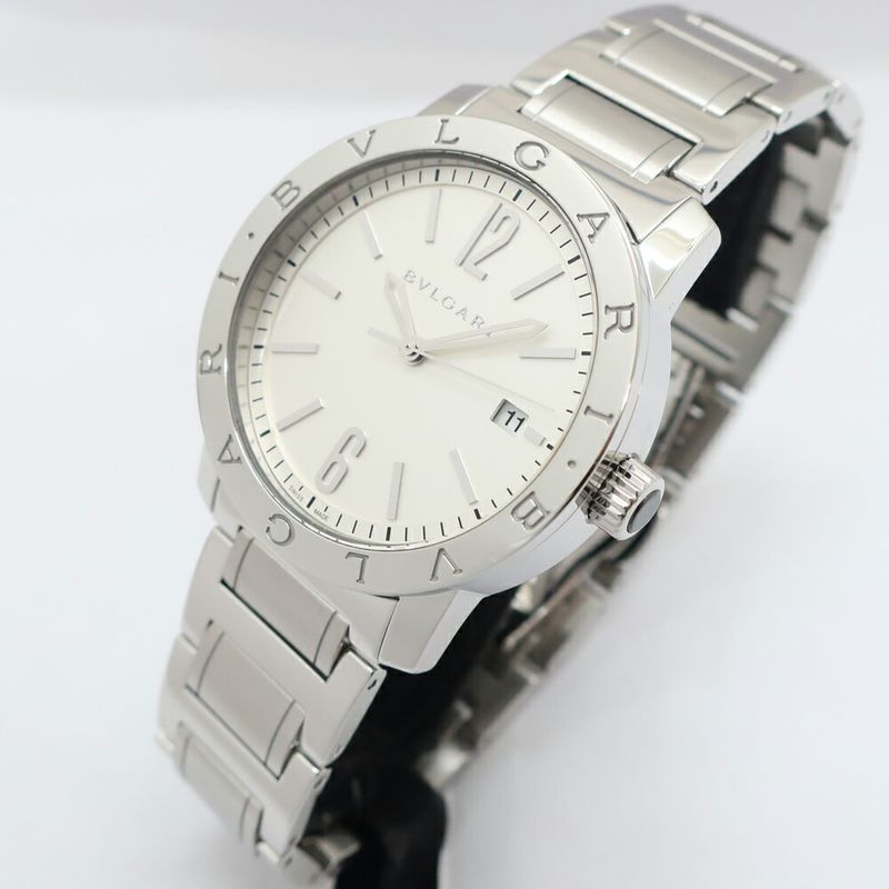 Bvlgari Silver Box and Paper Automatic Watch