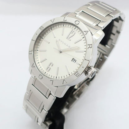 Bvlgari Silver Box and Paper Automatic Watch