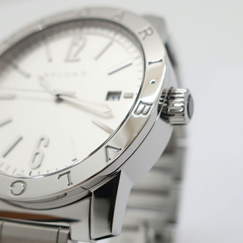 Bvlgari Silver Box and Paper Automatic Watch
