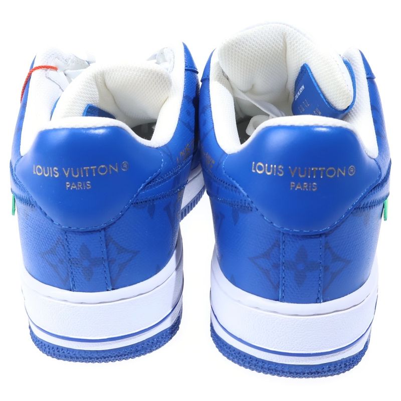 Louis Vuitton Air Force 1 Low by Virgil Abloh Nike Sneaker White Blue