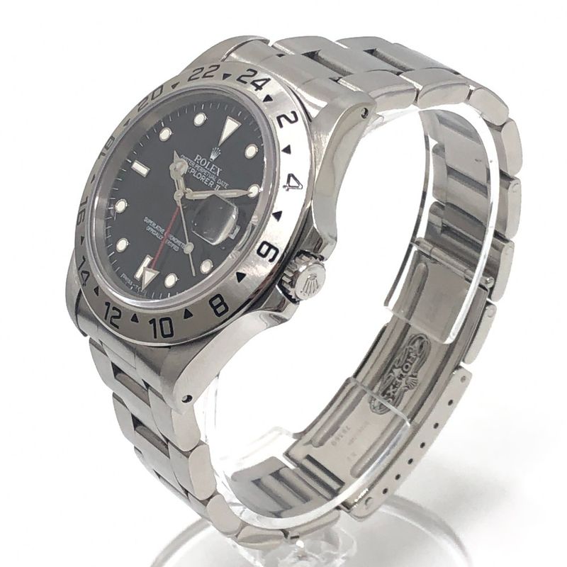 Rolex Explorer II Oyster Perpetual Date Watch SS Silver