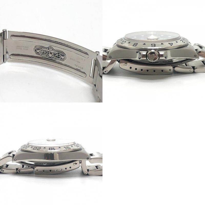 Rolex Explorer II Oyster Perpetual Date Watch SS Silver