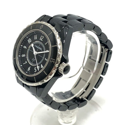 Chanel Watch Ceramic Black