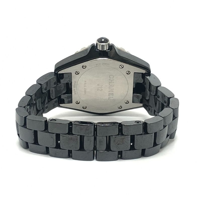 Chanel Watch Ceramic Black
