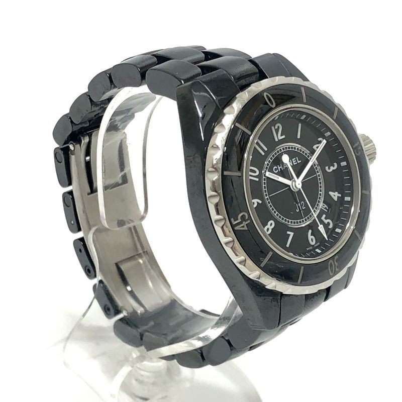 Chanel Watch Ceramic Black