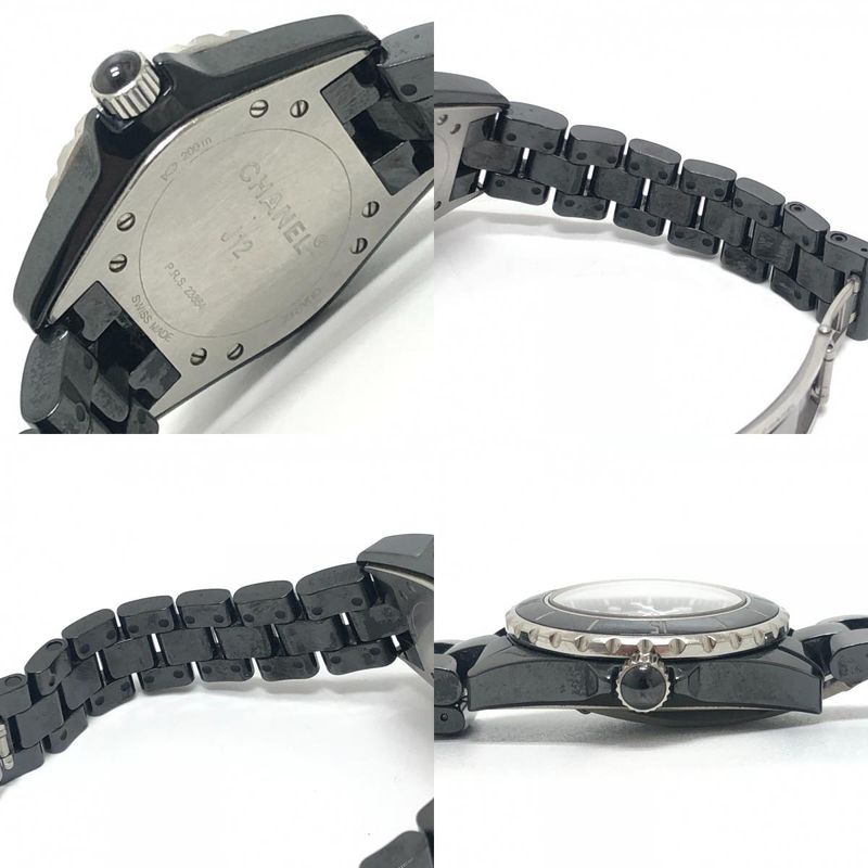 Chanel Watch Ceramic Black