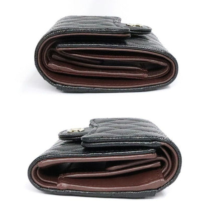 Chanel Classic Small Flap Wallet Black Caviar Leather