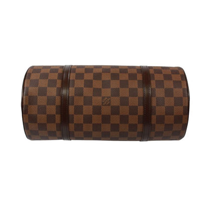 Louis Vuitton Papillon 30 Damier Ebene Leather Brown Handbag
