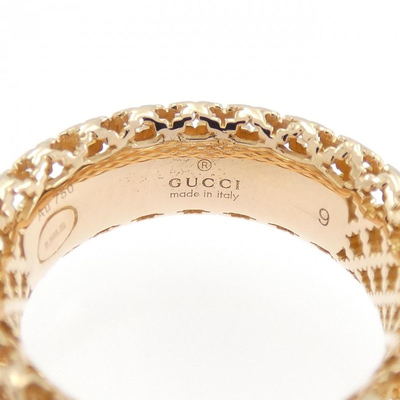Gucci Wide Diamantissima Ring