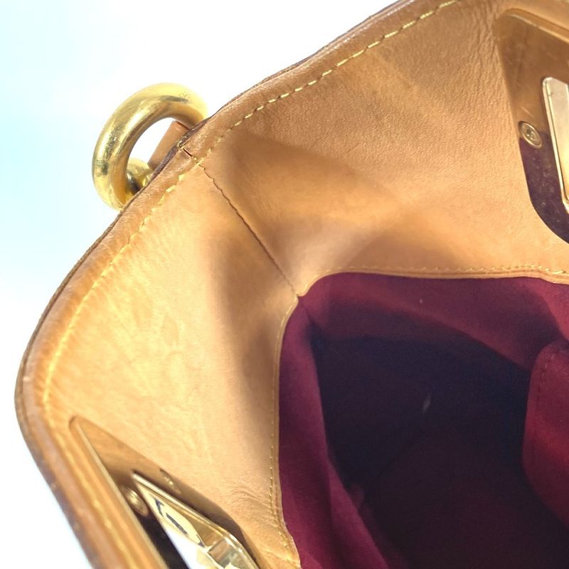 Louis Vuitton Handbag Judy PM Monogram Multicolor Canvas Bronze White