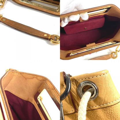 Louis Vuitton Handbag Judy PM Monogram Multicolor Canvas Bronze White