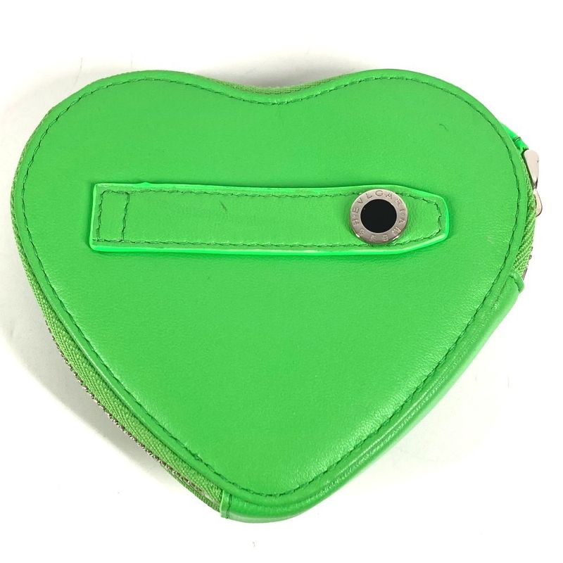 Bvlgari Coin Case Ambush Logo Leather Green