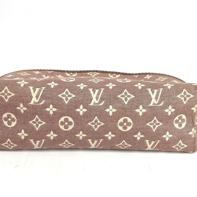 Louis Vuitton Makeup Pouch Pochette Cosmetic Monogram Idylle Sepia Red