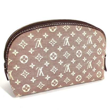 Louis Vuitton Makeup Pouch Pochette Cosmetic Monogram Idylle Sepia Red