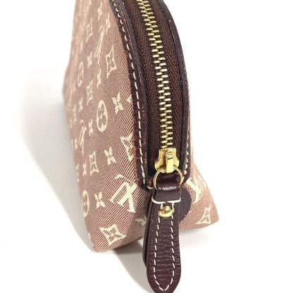 Louis Vuitton Makeup Pouch Pochette Cosmetic Monogram Idylle Sepia Red