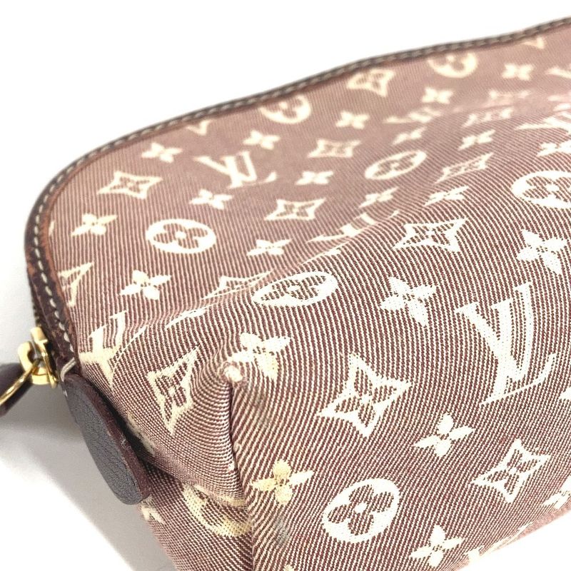 Louis Vuitton Makeup Pouch Pochette Cosmetic Monogram Idylle Sepia Red