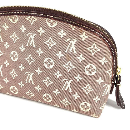 Louis Vuitton Makeup Pouch Pochette Cosmetic Monogram Idylle Sepia Red