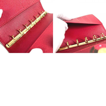 Louis Vuitton Notebook Cover Agenda PM Monogram Cherry Canvas Brown
