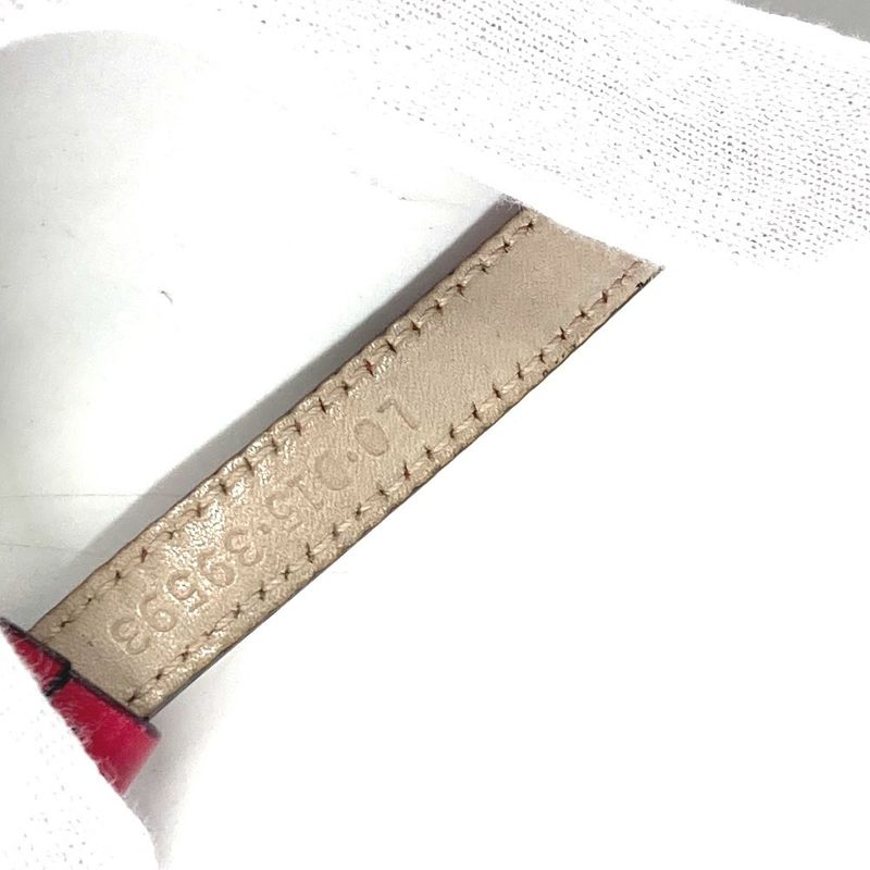 Bvlgari Bracelet Serpenti FO Logo Leather Pull Pink