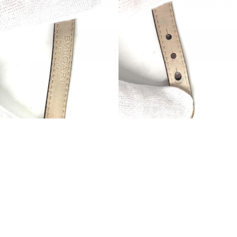 Bvlgari Bracelet Serpenti FO Logo Leather Pull Pink