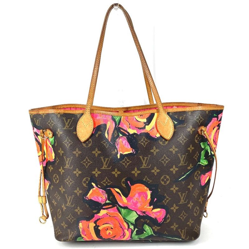 Louis Vuitton Tote Neverfull MM Monogram Canvas Pink